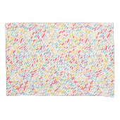 Bestrooiingspatroon van zoet Snoep Kussensloop (Voorkant-Links)