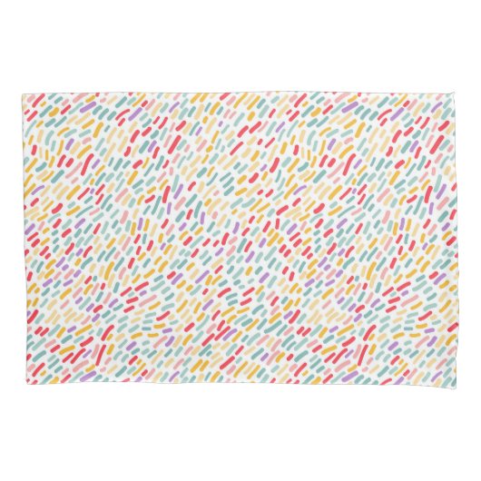 Bestrooiingspatroon van zoet Snoep Kussensloop (Voorkant-Links)