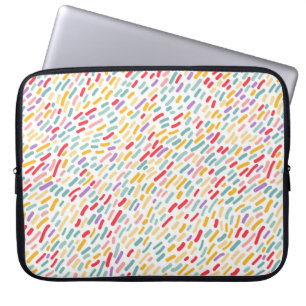 Bestrooiingspatroon van zoet Snoep Laptop Sleeve