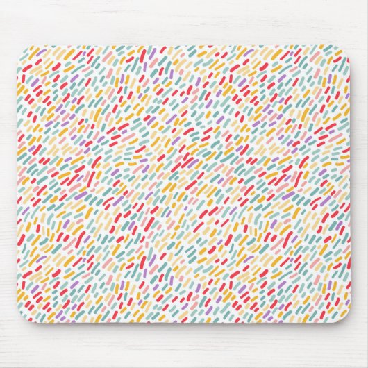 Bestrooiingspatroon van zoet Snoep Muismat (Voorkant)