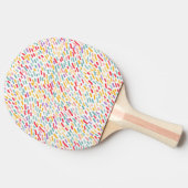 Bestrooiingspatroon van zoet Snoep Tafeltennisbatje (Zijkant)