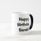 Bestrooit het roze suikerglazuur van de Doughnut Magische Mok (Voorkant rechts)