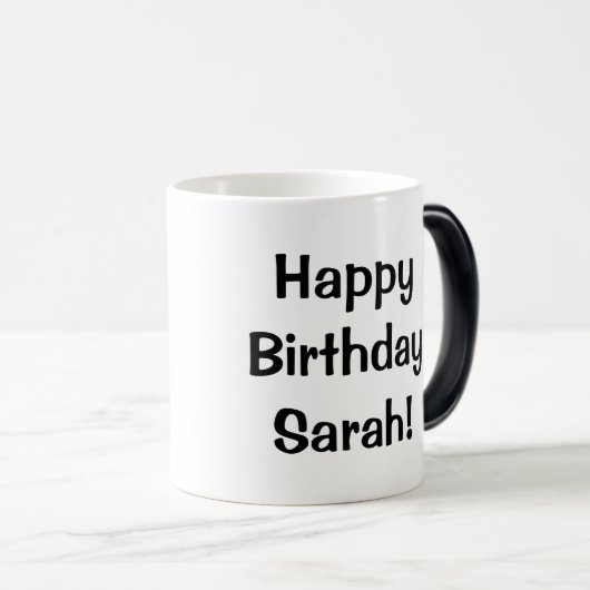 Bestrooit het roze suikerglazuur van de Doughnut Magische Mok (Voorkant rechts)