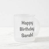 Bestrooit het roze suikerglazuur van de Doughnut Matglas Koffiemok (Voorkant rechts)