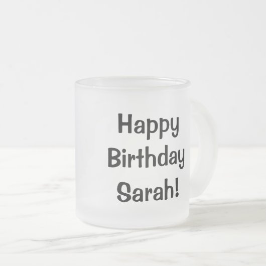 Bestrooit het roze suikerglazuur van de Doughnut Matglas Koffiemok (Voorkant rechts)