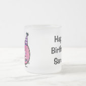 Bestrooit het roze suikerglazuur van de Doughnut Matglas Koffiemok (Center)