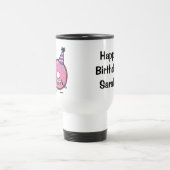 Bestrooit het roze suikerglazuur van de Doughnut Reisbeker (Center)