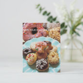 Bestrooit op bovenkant! feestdagenkaart (Staand voorkant)