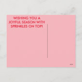 Bestrooit op bovenkant! feestdagenkaart (Achterkant)