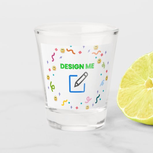 BESTSELLER! 1.5 oz Shot Glass - Aanpassen Shot Glas (Voorkant)