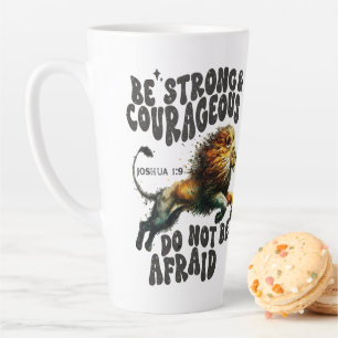 Bestseller #1 Wees sterk Jozua 1:9 Bijbelvers Latte Mok