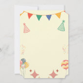 Bestseller! Aangepaste uitnodiging  (Achterkant)