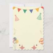 BESTSELLER! Aangepaste uitnodiging (Achterkant)