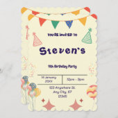 BESTSELLER! Aangepaste uitnodiging (Voorkant / Achterkant)