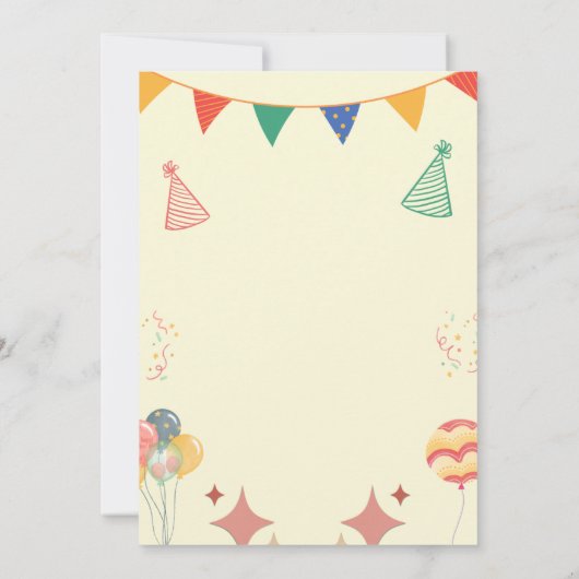 BESTSELLER! Aangepaste uitnodiging (Achterkant)