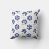 Bestseller blauw design voor bruiloft kussen (Achterkant)