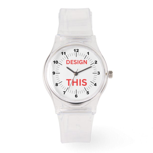 BESTSELLER! Dames Horloge ⌚ Siliconen Strap (Voorkant)