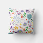 Bestseller florale achtergrond design voor bruilof kussen (Achterkant)