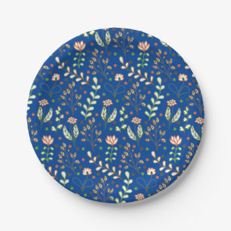 Bestseller florale achtergrond design voor bruilof papieren bordje