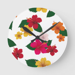 Bestseller florale achtergrond design voor bruilof ronde klok