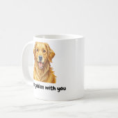 BESTSELLER! Golden Retriever Mok - De gouden.. (Voorkant links)