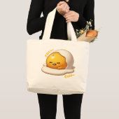 Bestseller gudetama ei grappig #1 populair Japans Grote Tote Bag (Voorkant (product))