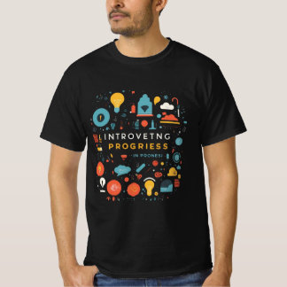 Bestseller Introverte Progressie, Grappige Ontwerp T-shirt