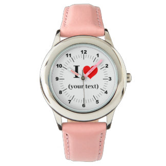 BESTSELLER! Kind I❤️ Roze lederen bandhorloge Horloge