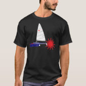 -Bestseller- Laser Class Sailing - laser dinghy Es T-shirt (Voorkant)