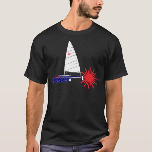 -Bestseller- Laser Class Sailing - laser dinghy Es T-shirt (Voorkant)