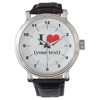 BESTSELLER! Mannen i❤️  zwart lederen horloge