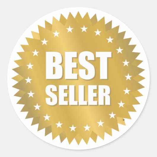 Bestseller Ronde Sticker (Voorkant)