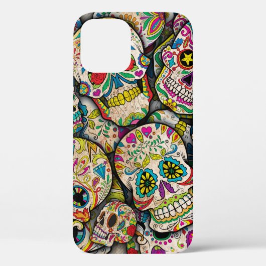 Bestseller Suiker Schedel Patroon Case-Mate iPhone Case (Achterkant)