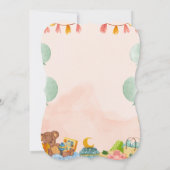 BESTSELLER! uitnodiging tot baby shower (Achterkant)