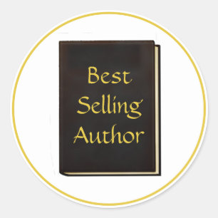 Bestsellerauteurboek Ronde Sticker