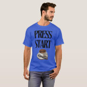 Bestselling Press start Coffee T-shirt (Voorkant volledig)