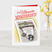 Bestselling Proof of Membership Greeting Card Kaart (Gele Bloem)