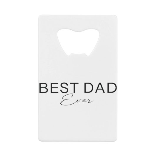 bestty ever creditkaart flessenopener (Voorkant)