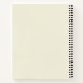 Bestudeer nu, wees later trots retro trendy stijlv notitieboek (Achterkant)