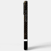 Bestuderen van zwarte en gouden slangenpatronen Case-Mate iPhone case (Achterkant / Links)