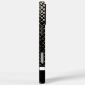 Bestuderen van zwarte en gouden slangenpatronen Case-Mate iPhone case (Achterkant / Rechts)