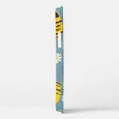 Bestuivende bijen, bloeiende tuin scène. Case-Mate iPhone case (Achterkant / Rechts)