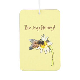 Bestuivende hommel op een bloem aangepast luchtverfrisser