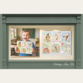 Bestuiver Valentijnkaartjes - 6 per vel Briefhoofd