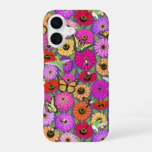 bestuivers en zinnias iPhone 16 hoesje