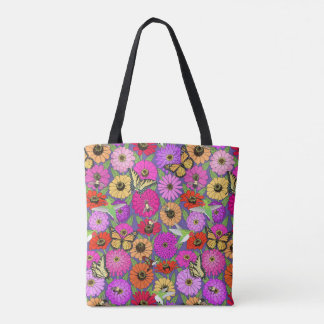 bestuivers en zinnia's tote bag