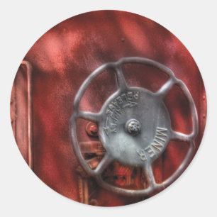 Besturing - Het Wiel Ronde Sticker