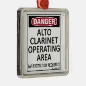 Besturingsgebied Alto Clarinet Metalen Ornament (Rechts)