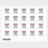 Besturingsgebied Violin Ronde Sticker (Vel)