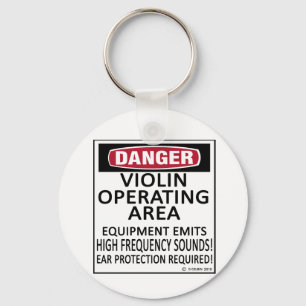 Besturingsgebied Violin Sleutelhanger